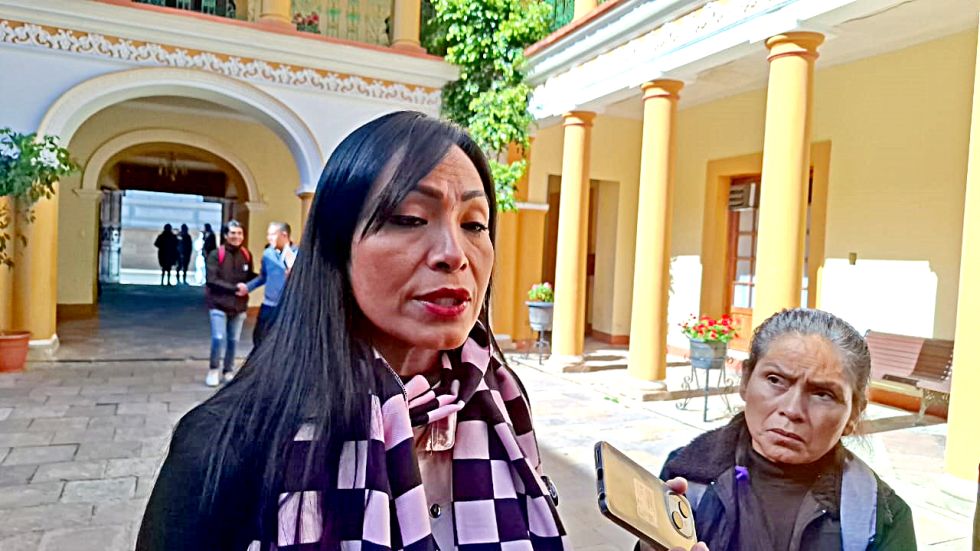INFORME. La directora municipal de Salud de la Alcaldía de Sucre, Isabel Garrón.