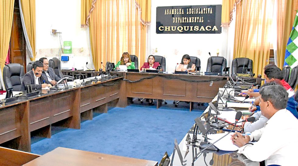 REUNIÓN. La Asamblea Legislativa Departamental se reunirá en sesión ordinaria este jueves, pero no está previsto tratar el reemplazo de Damián Condori