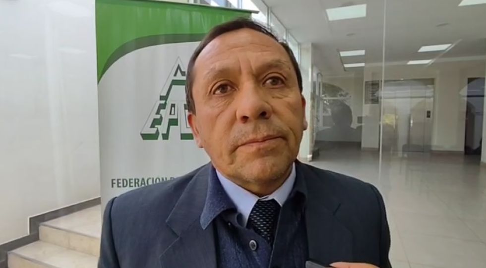 El presidente de la Federación de Empresarios Privados de Chuquisaca (FEPCH), Ernesto Poppe.