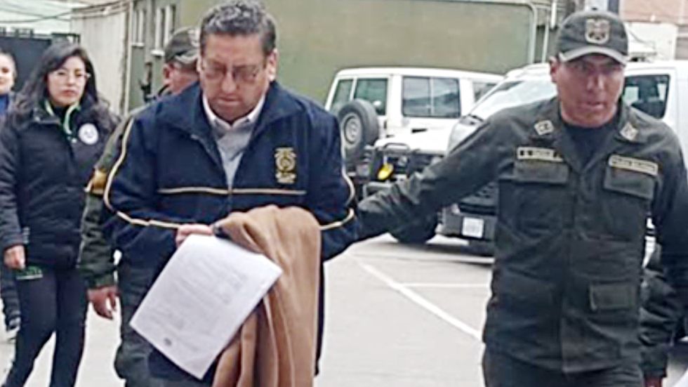 LA PAZ. Iván Campero iba a asumir como magistrado en el TSJ si suspendían a Fanny Coaquira.