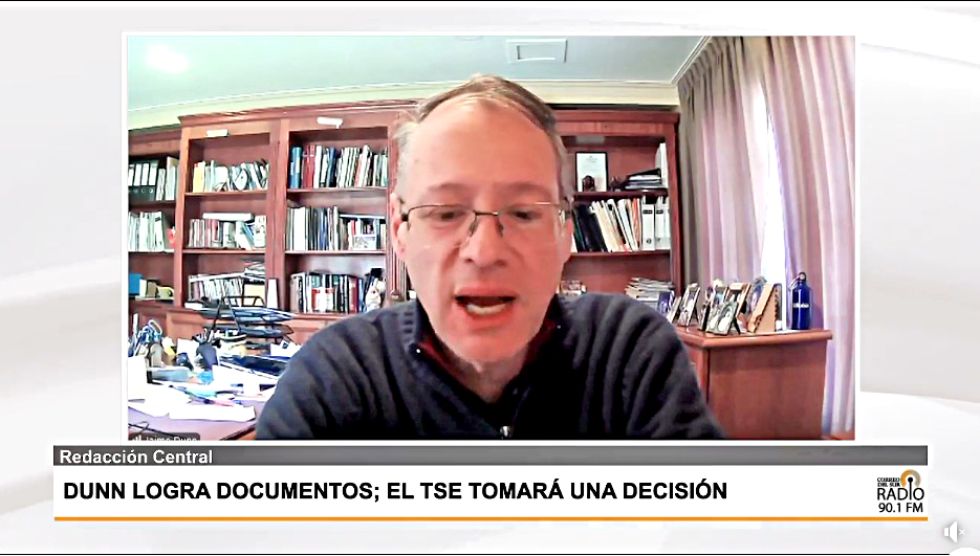 PRECANDIDATO. Jaime Dunn, en su entrevista con Correo Del Sur Radio, este jueves.