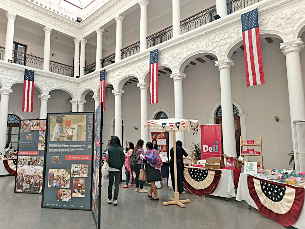 SEMANA USA. El Mercadito Made in Bolivia se llevó adelante este viernes y sábado.