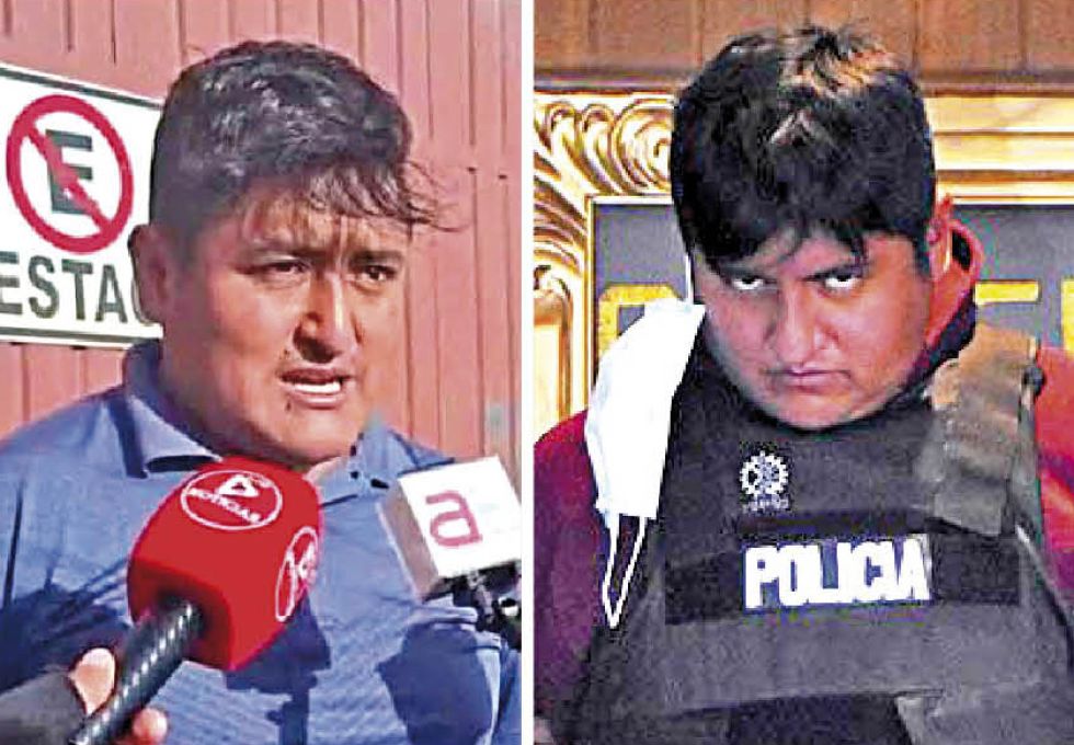 OPUESTOS. A la izq., Richard Mamani Martínez, 9 años injustamente encarcelado. A la der., Richard Choque Flores, liberado y delincuente reincidente.