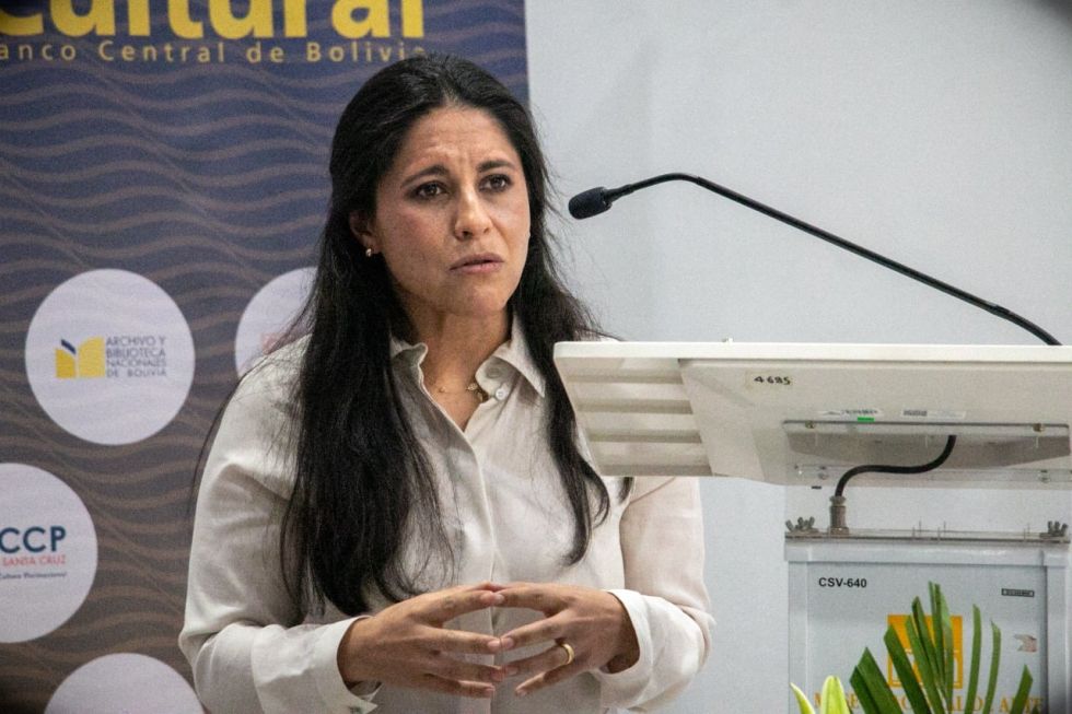 Susana Bejarano, candidata a primera senadora por La Paz en la lista de la Alianza Popular.