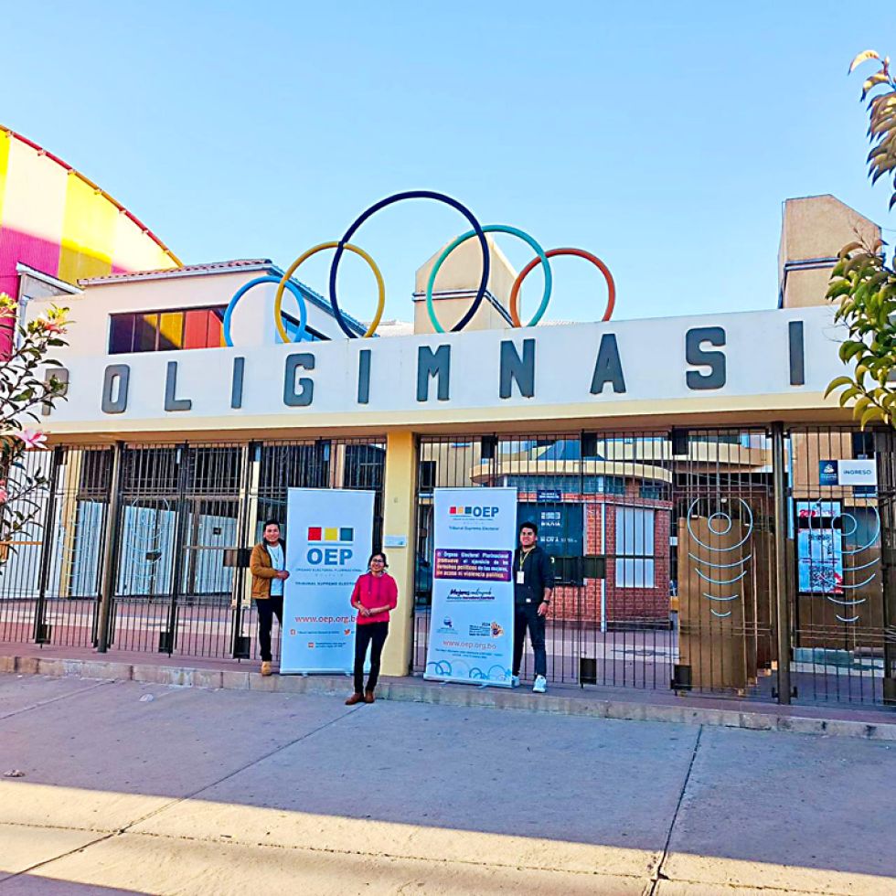SUCRE. El Centro Departamental de Logística se asienta en el Poligimnasio de Max Toledo.