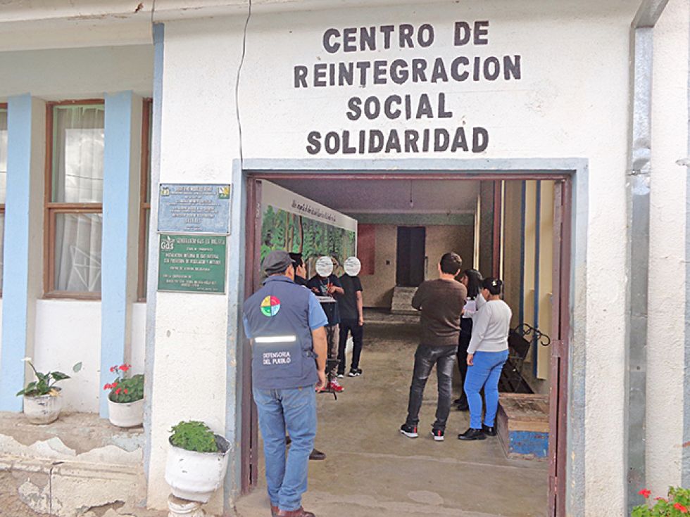 OPORTUNIDAD. Adolescentes y jóvenes infractores a la ley buscan rehabilitarse en el Centro de Reintegración Social Solidaridad de Sucre.