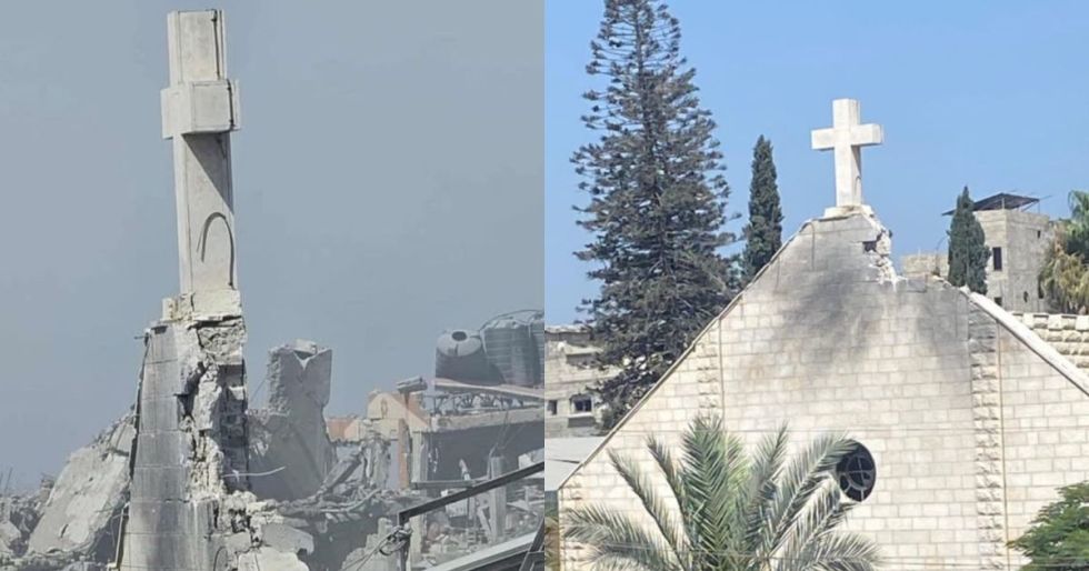 El Vaticano confirmó que la única iglesia católica en la Franja de Gaza, la parroquia de la Sagrada Familia, fue alcanzada por un bombardeo