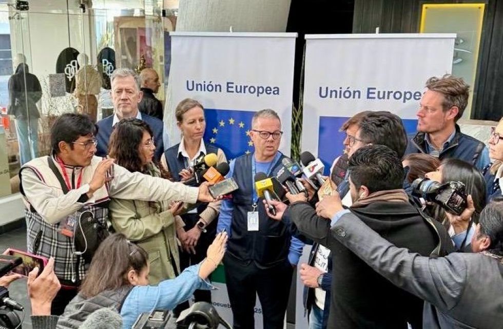 El jefe adjunto de la Misión de Observación Electoral de la Unión Europea, Alexander Gray.