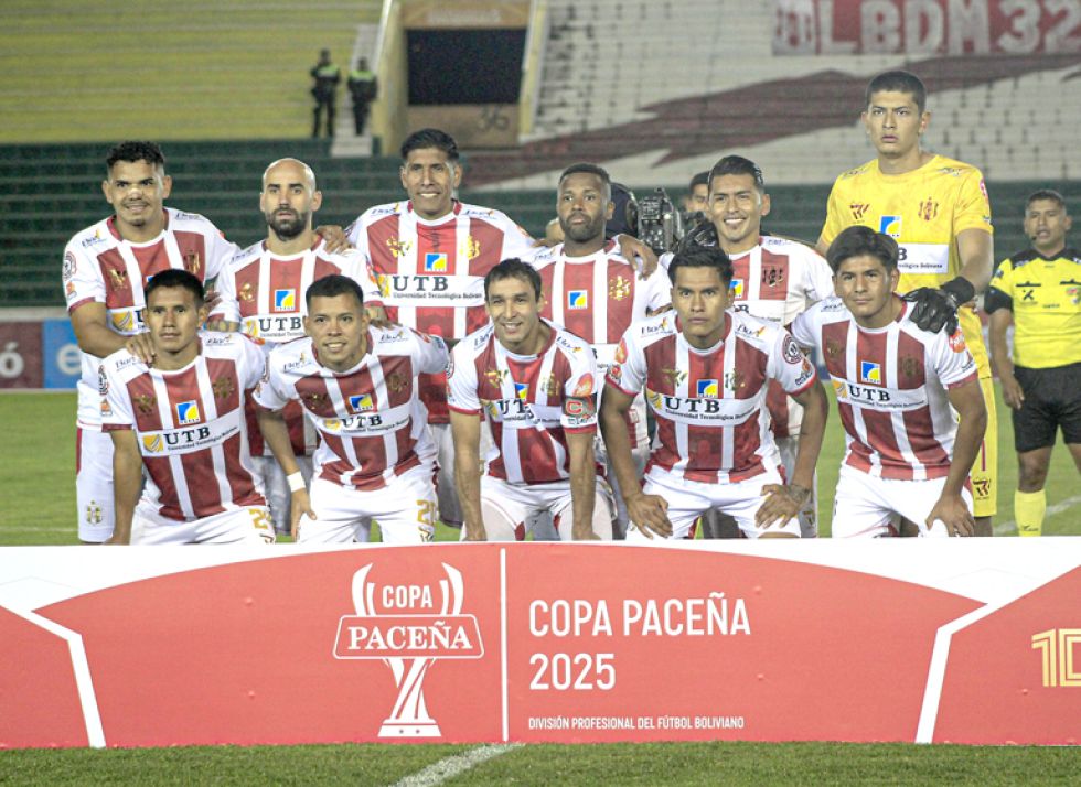 El equipo albirrojo que viene jugando desde hace algunas fechas, tanto en la Liga como en la Copa.