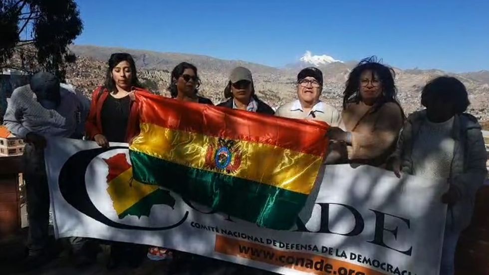 Se pronunció el Comité Nacional de Defensa de la Democracia (Conade) La Paz. 