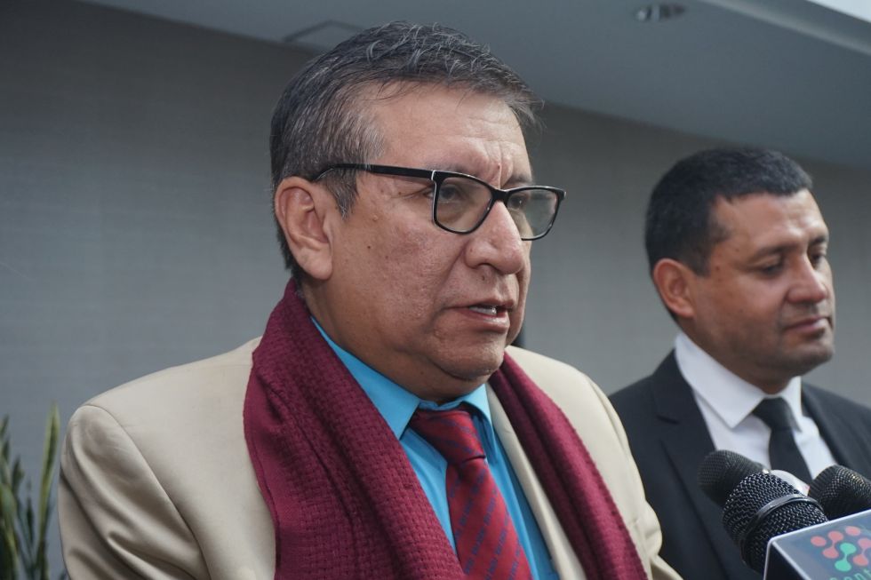 El presidente del Tribunal Constitucional Plurinacional (TCP), Gonzalo Hurtado. 