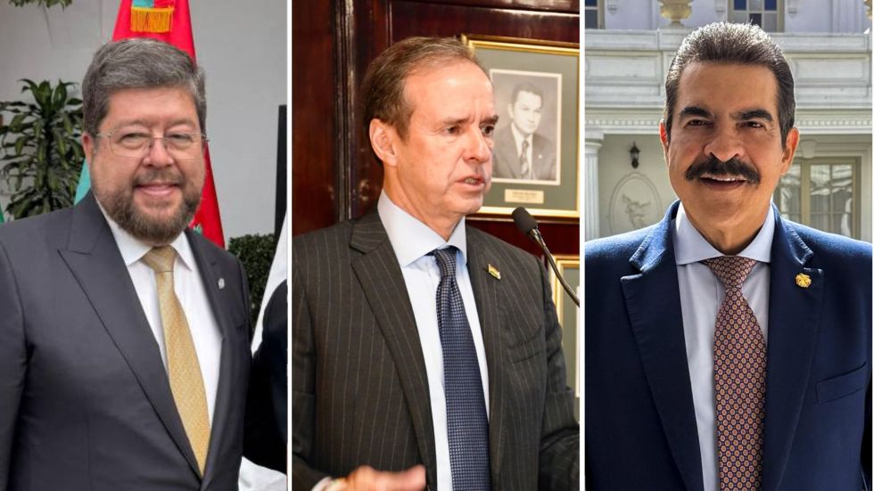 Samuel Doria Medina (i), Jorge Tuto Quiroga (c) y Manfred Reyes Villa todavía no confirmaron su participación en el segundo debate.