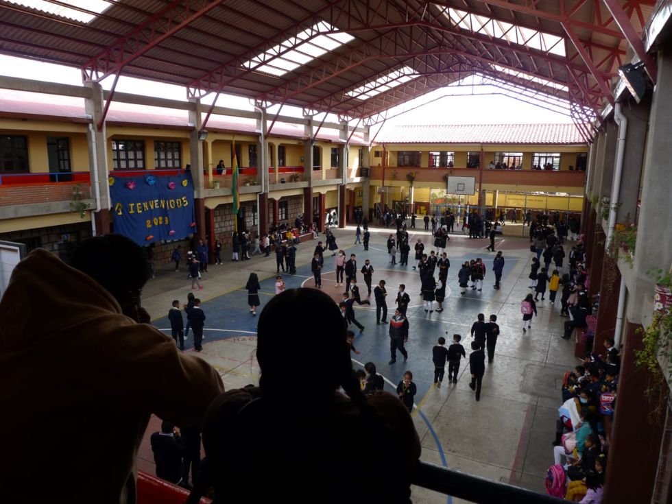 Las clases presenciales fueron suspendidas en algunos lugares por el sarampión. 