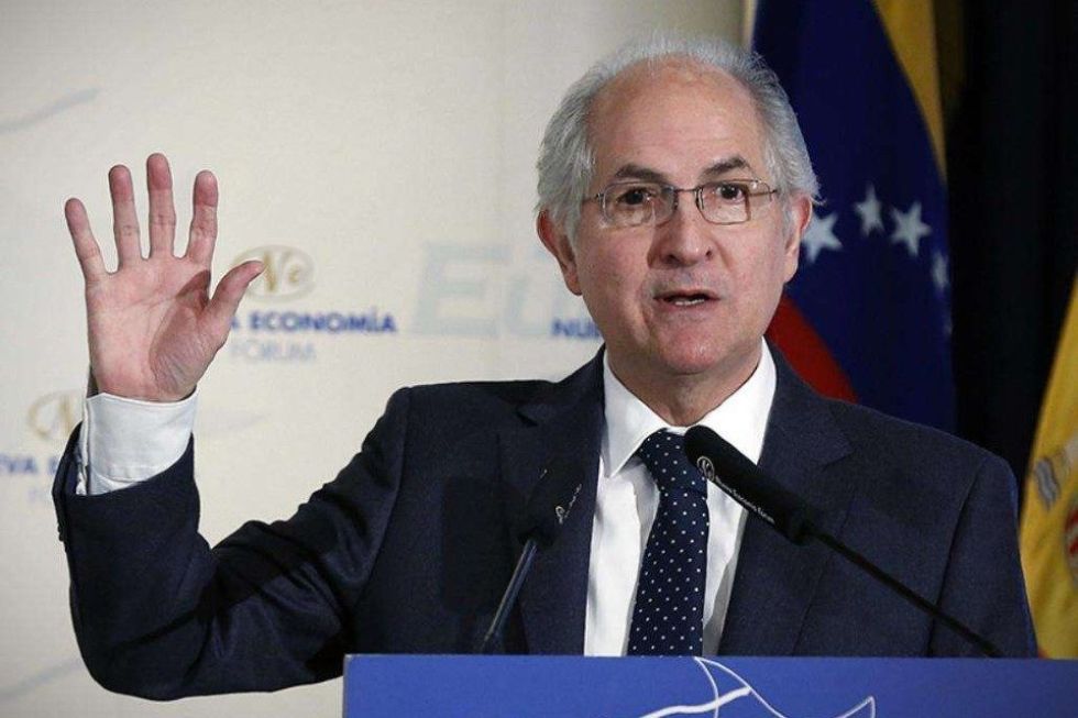 Antonio Ledezma, exalcalde de Caracas y uno de los opositores venezolanos afincados en España.
