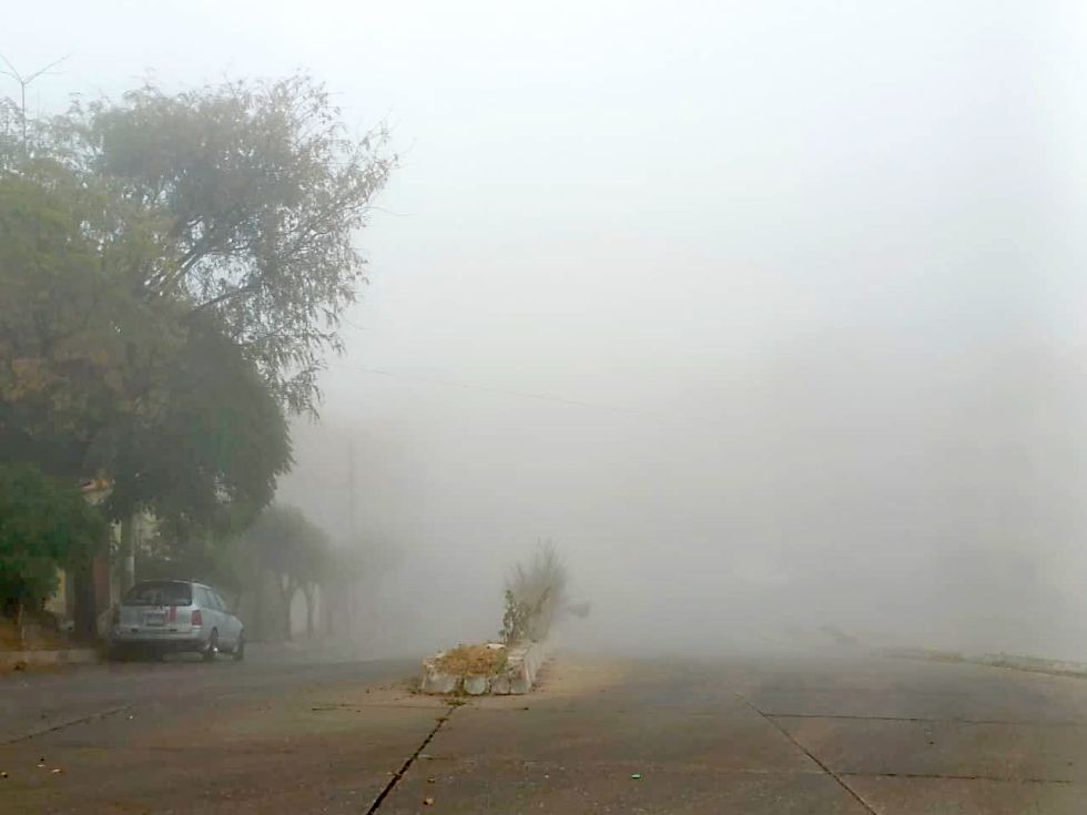 NEBLINA. Así amaneció la ciudad de Sucre el domingo, tras el ingreso del frente frío.