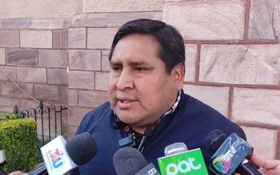Edgar Salazar, presidente de la Asamblea Permanente de Derechos Humanos de Bolivia (Apdhb) afín al Gobierno.