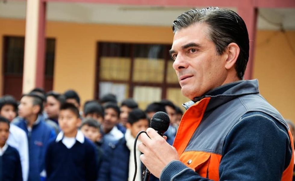 Rodrigo Paz durante su gestión como alcalde de Tarija.