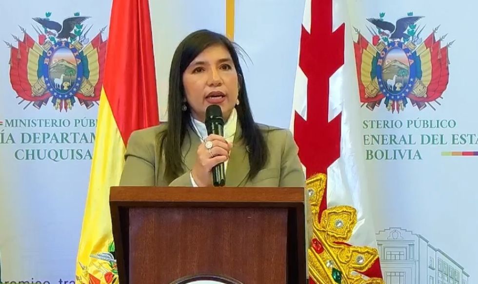 La fiscal superior en Razón de Género de la Fiscalía General, Alejandra Rocha.