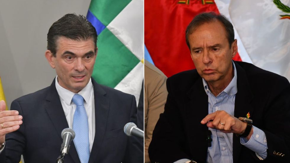Rodrigo Paz (i) y Tuto Quiroga competirán por la Presidencia en la segunda vuelta.