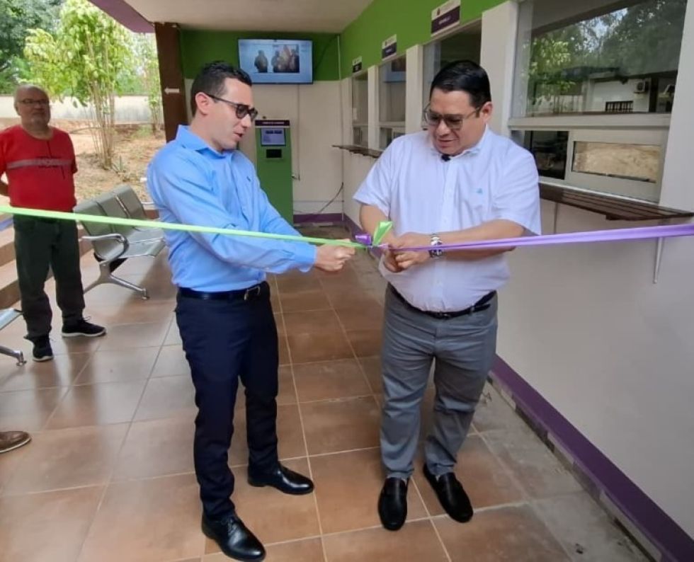 Momento de la inauguración. 