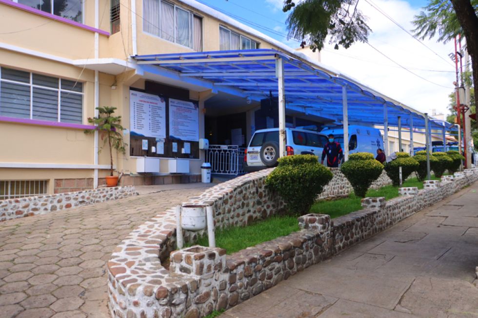 SALUD. El frontis del hospital Gíneco Obstétrico “Dr. Jaime Sánchez Porcel”.