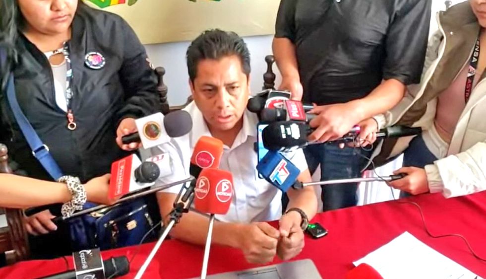 DIRIGENTE. El cívico tarijeño Jesús Gira.
