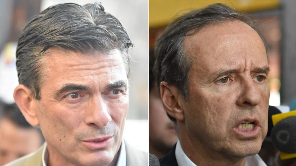 Rodrigo Paz (i) y "Tuto Quiroga están invitados al encuentro. 