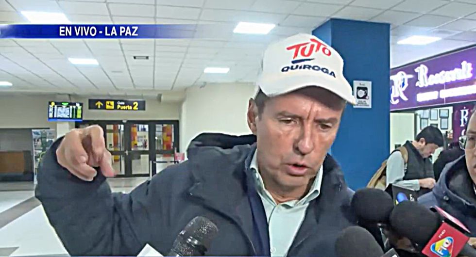 CANDIDATO. Tuto Quiroga.