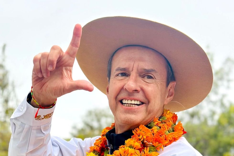 El candidato presidencial Jorge Tuto Quiroga. 