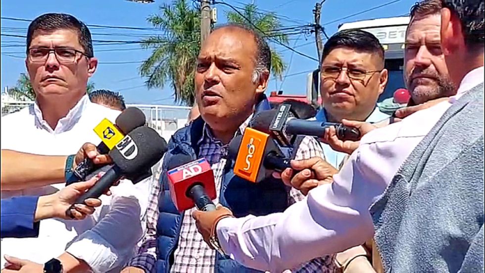 SANTA CRUZ. El presidente de la Cámara del Transporte del Oriente, Luis Añez.