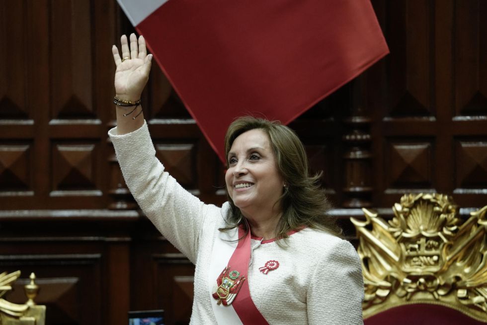 Fotografía de archivo del 28 de julio de 2025 de Dina Boluarte