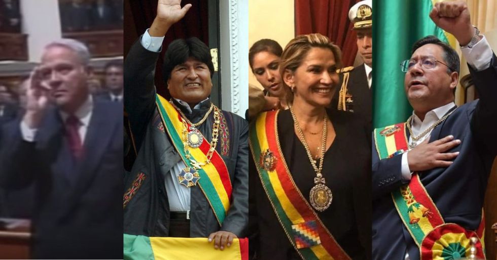 Posesiones de Gonzalo Sánchez de Lozada, Evo Morales, Jeanine Áñez y Luis Arce