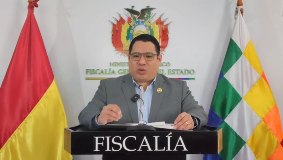 El fiscal general del Estado, Roger Mariaca.
