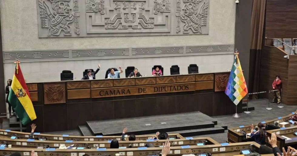 Sesión en la Cámara de Diputados.