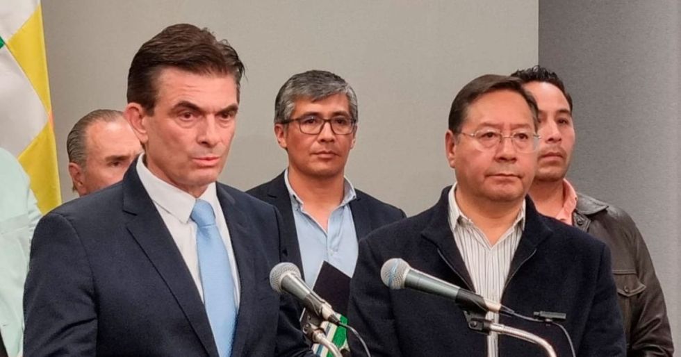 Imagen referencial, Rodrigo Paz y Luis Arce