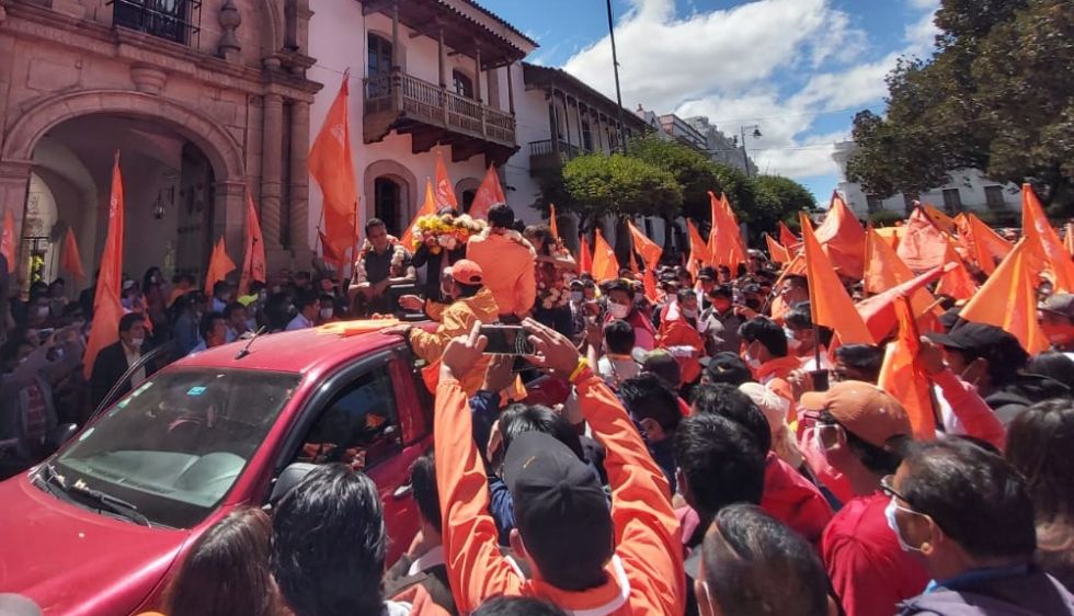 Una movilización anterior de la agrupación Chuquisaca Somos Todos (CST).