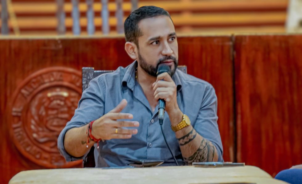 El alcalde de Trinidad, Cristian Cámara.