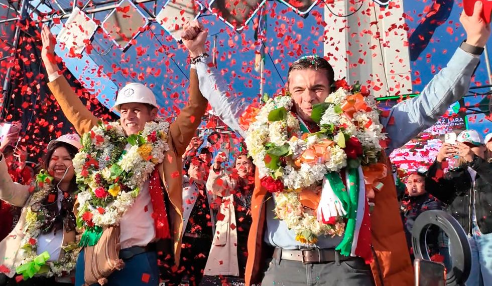 Paz y Lara en un acto pasado.