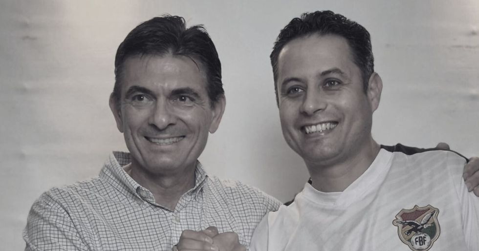 Rodrigo Paz y Edmand Lara