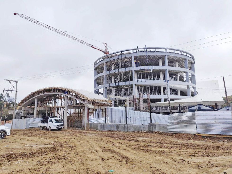 OBRA. Así luce el nuevo edificio del ABNB a cuatro meses de su entrega provisional.