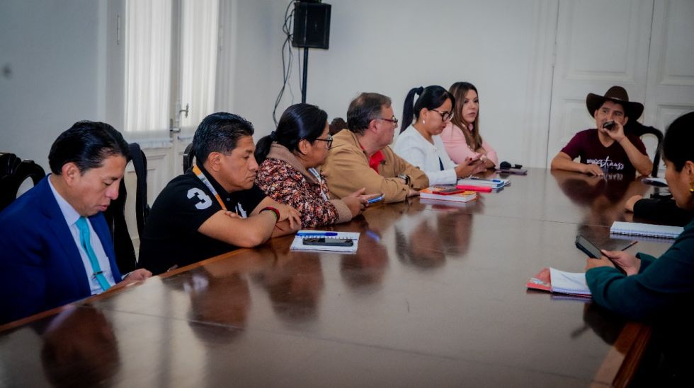 Sesión del gabinete de la gobernación