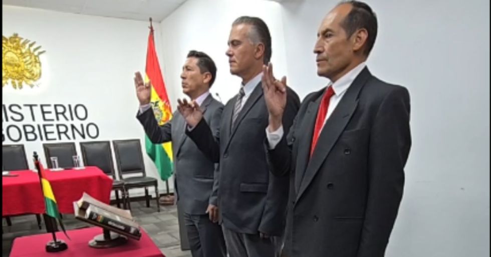 Los nuevos viceministros juraron la tarde de este martes. 