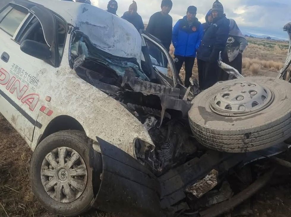 Así quedó el vehículo implicado en el accidente. 
