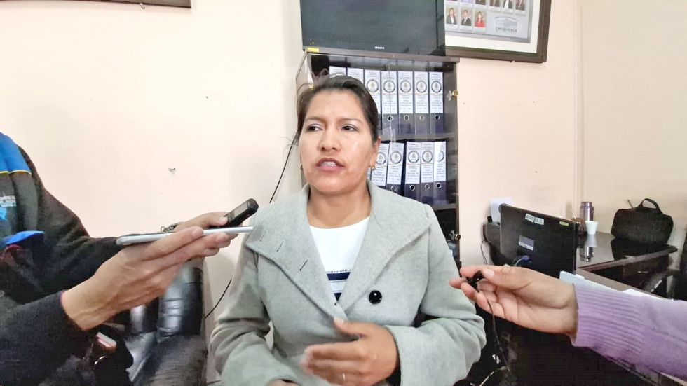 CHUQUISACA. La presidenta de la Asamblea Legislativa Departamental, Silvia Garnica.