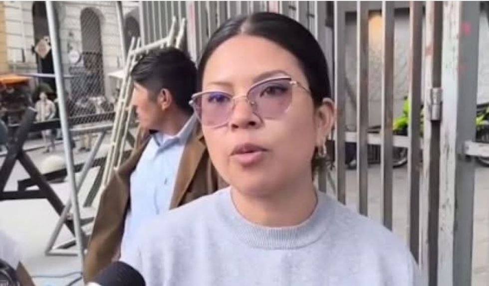 La diputada Diana Romero, esposa del vicepresidente Edmand Lara. 