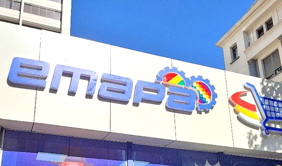 LA PAZ. Uno de los supermercados de Emapa.