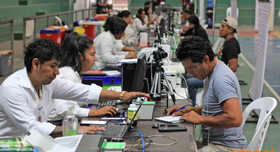 El empadronamiento masivo. 