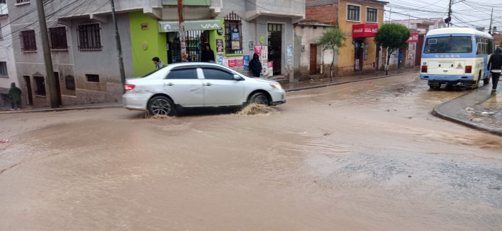 Lluvias en Potosí.