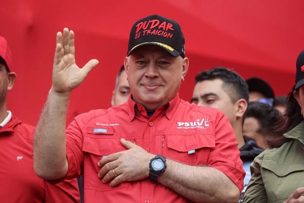 El ministro de Interior y Justicia, Diosdado Cabello, en una fotografía de archivo. 