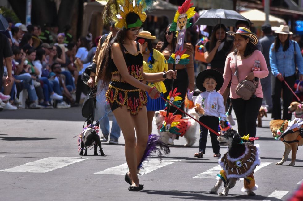El Corso de Mascotas se celebró el domingo en Cochabamba. 